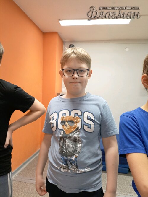 Занятиях в детском клубе «Флагман»